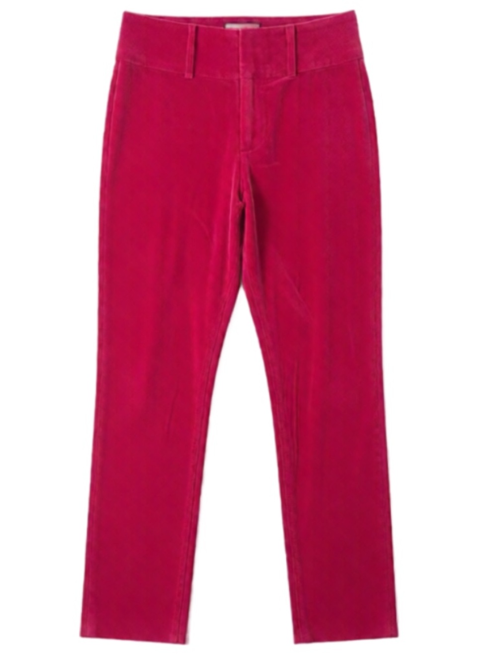 Alice + Olivia Magenta Velour Pants: Size 2